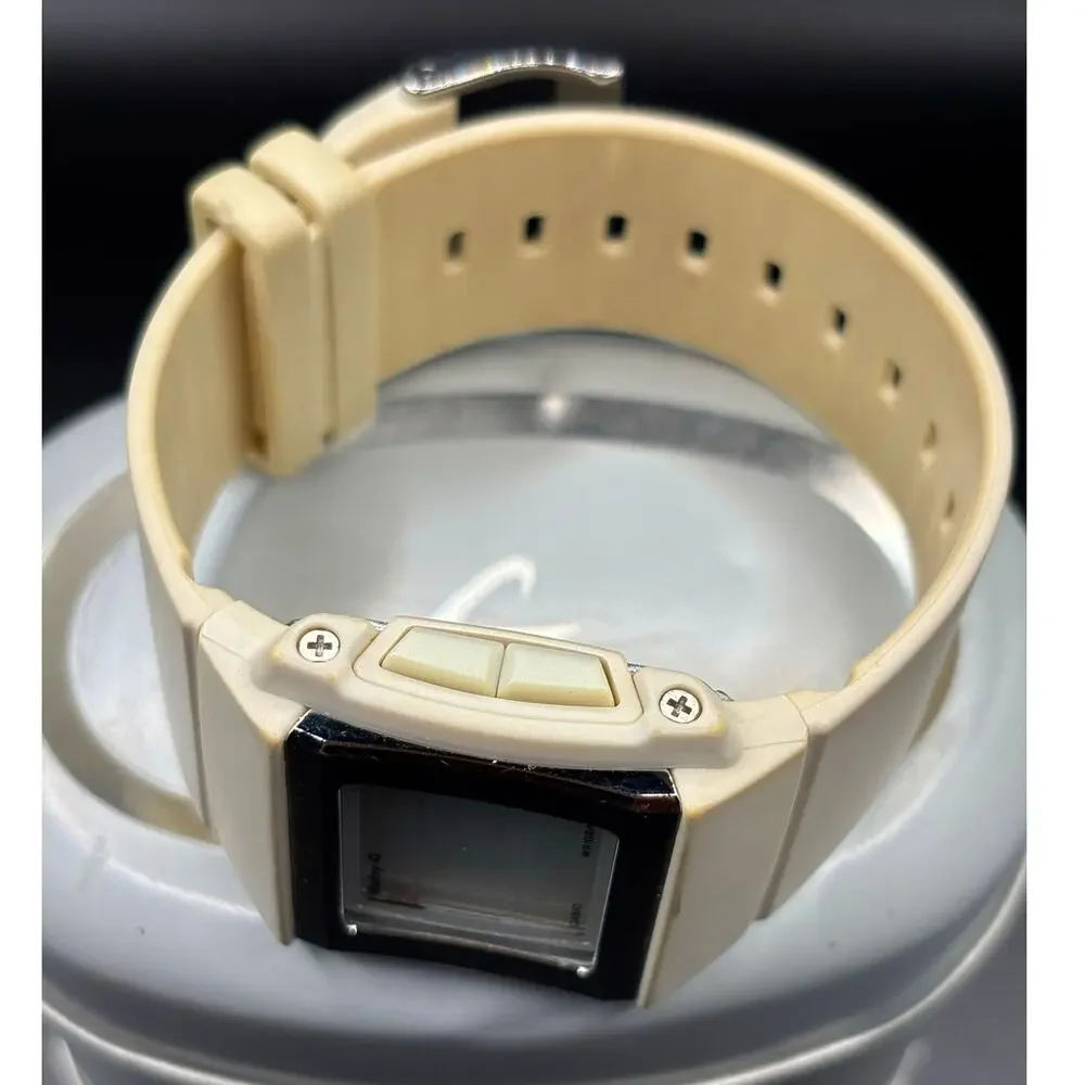 Casio Baby-G BG-2001 Vintage Y2K White Digital Watch 100M